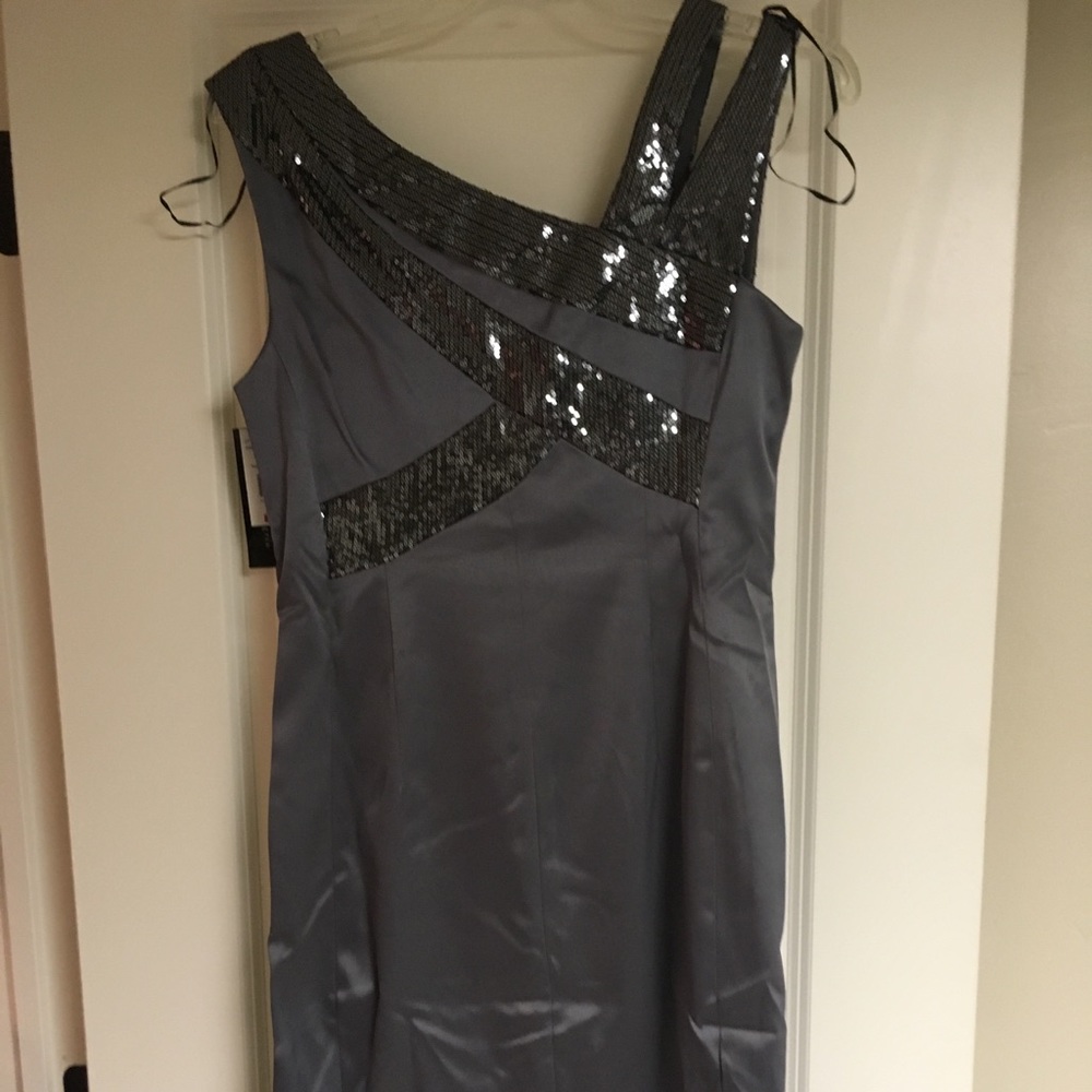 Dark grey/silver dress. NWT